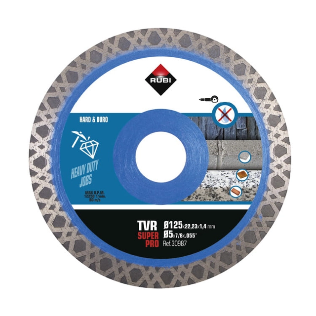 Disc diamant Rubi TVR 125 Superpro 30987