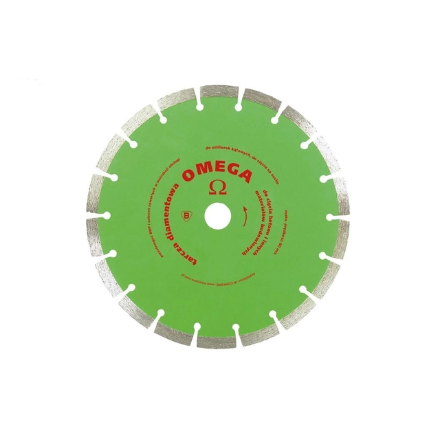 Disc diamant segmentat OMEGA 230x22,2mm ÎN CORPORE