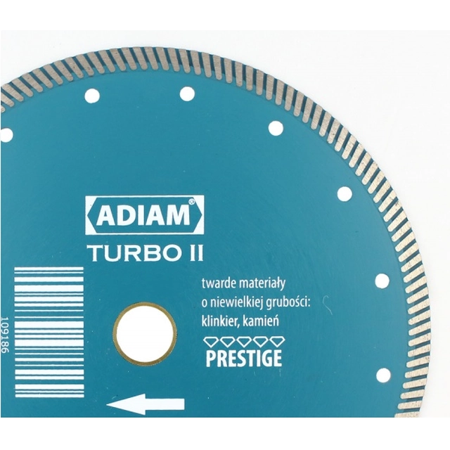 Disc diamant TURBO II 125x22,2mm ADIAM 109182