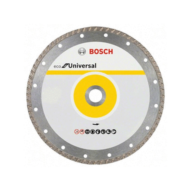 Disco da taglio diamantato Bosch Eco per Universal Turbo 230 x 22,23 mm 10 pz