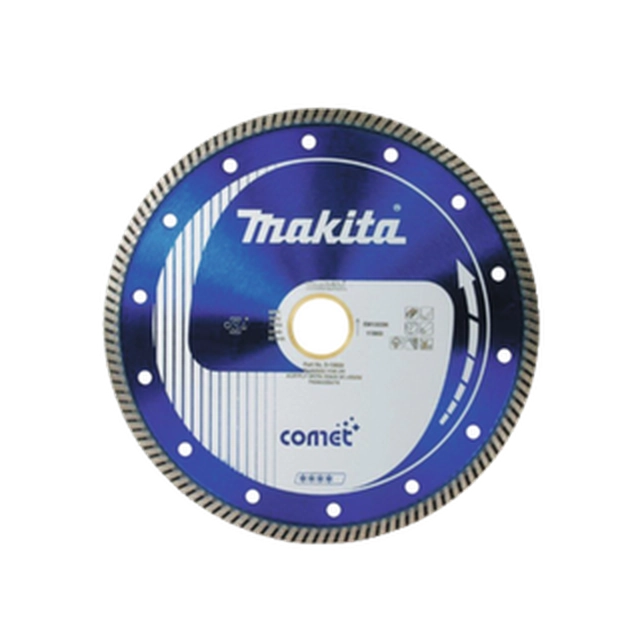 Disco de corte de diamante Makita Comet Turbo 300 x 25,4 mm