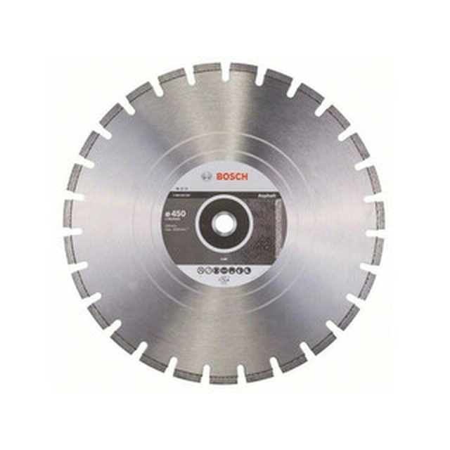 Disco de corte diamantado Bosch Professional para Asfalto 450 x 25,4 mm