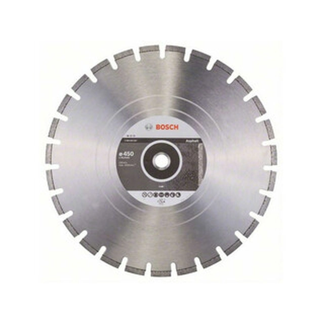 Disco de corte diamantado Bosch Professional para asfalto 450 x 25,4 mm