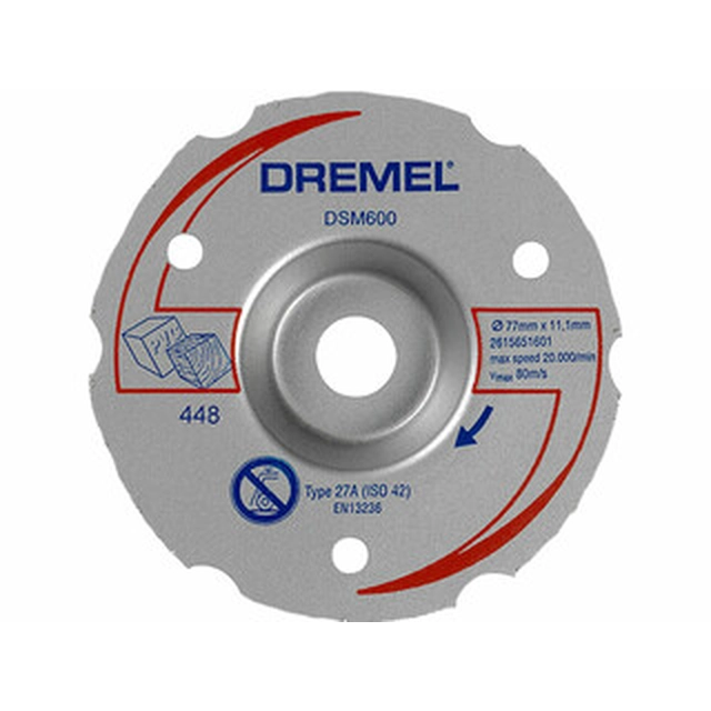 Disco de corte Dremel DSM600 para multimáquina rotativa DSM20-hoz