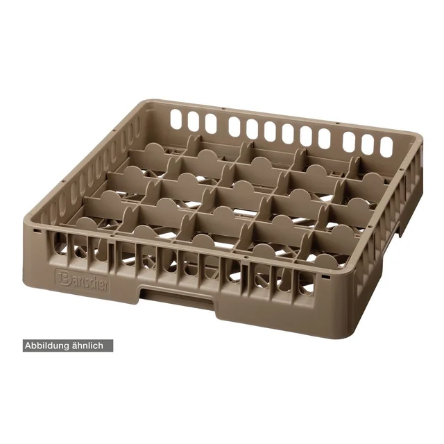 Dishwasher basket for glasses 25 Partitions 500x500mm Bartscher 5330