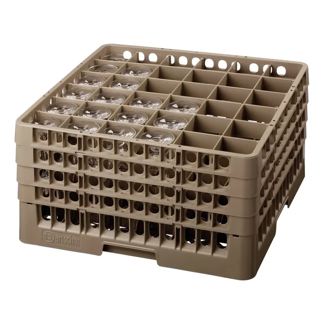 Dishwasher basket for glasses 36 Partitions 500x500mm Bartscher 5341