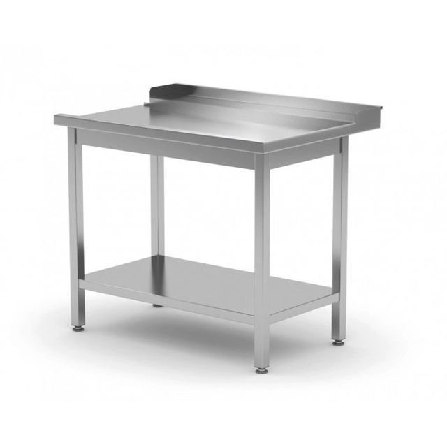 Dishwasher unloading table with shelf - right 1000 x 700 x 850 mm POLGAST 237107-P 237107-P