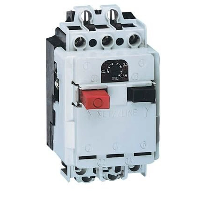Disjoncteur de protection moteur avec déclencheur thermique et électromagnétique, possibilité de connecter le conducteur N M-611 n (1,6A -2,5A)