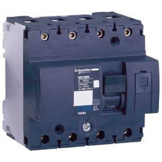 Disjuntor Schneider Electric 4P C 10A AC NG125N (18649)