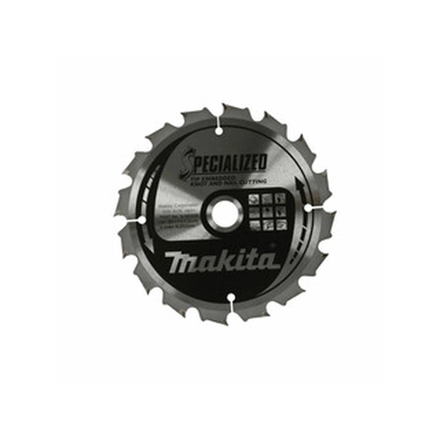 Δισκοπρίονο Makita 165 x 20 mm | αριθμός δοντιών: 40 db | Πλάτος κοπής: 2 mm