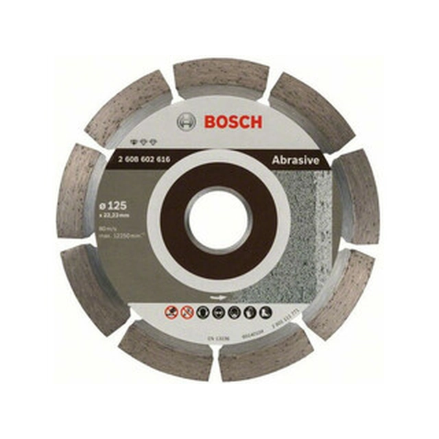 Δίσκος κοπής Bosch Professional για λειαντικό διαμάντι 125 x 22,23 mm