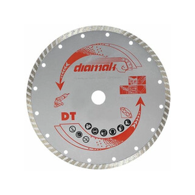 Δίσκος κοπής διαμαντιού Makita Diamak Turbo 230 x 22,23 mm