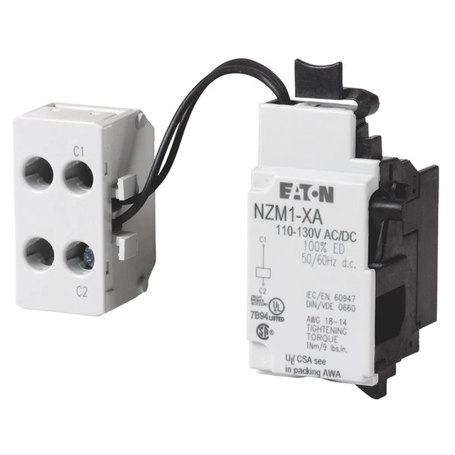 Disparador shunt con bloque de terminales NZM1-XA208-250AC/DC