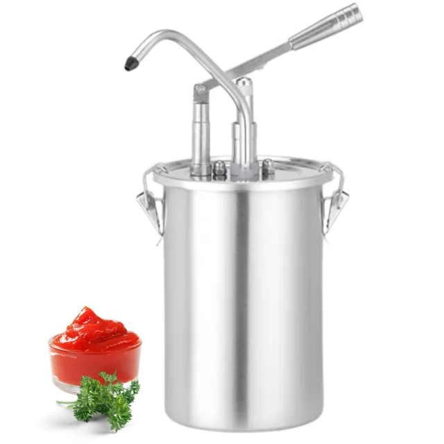 Dispensador de Salsas Hendi 558102 4,5l Gastronomía Acero Inoxidable