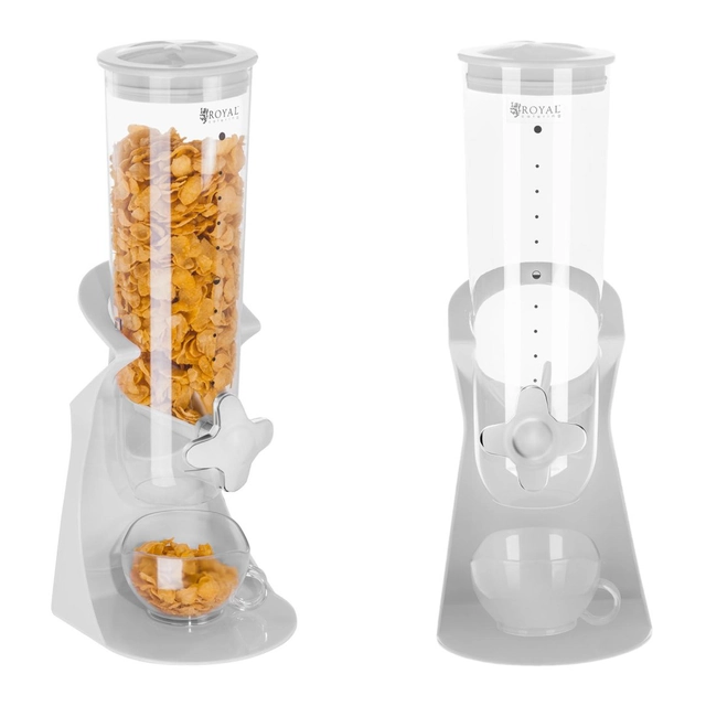 Dispensador dosificador para productos a granel, copos de muesli, frutos secos y café1.5L