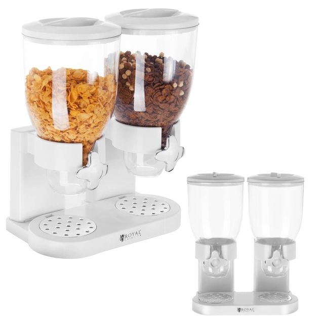 Dispenser dispenser for loose products, muesli flakes, dried fruit, coffee 2 x 3.5L
