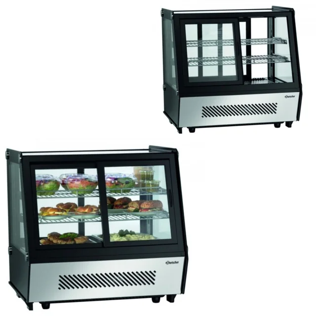 Display de refrigeração 3-Poziomowa 2-12 °C 120l Deli Cool Ii-D Bartscher 700208g