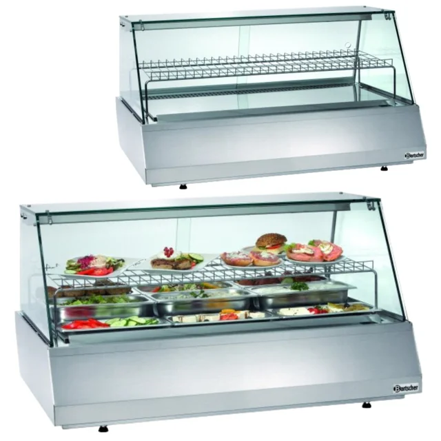 Display di refrigerazione regolabile 165l 1075x775x590 Bartscher 406056