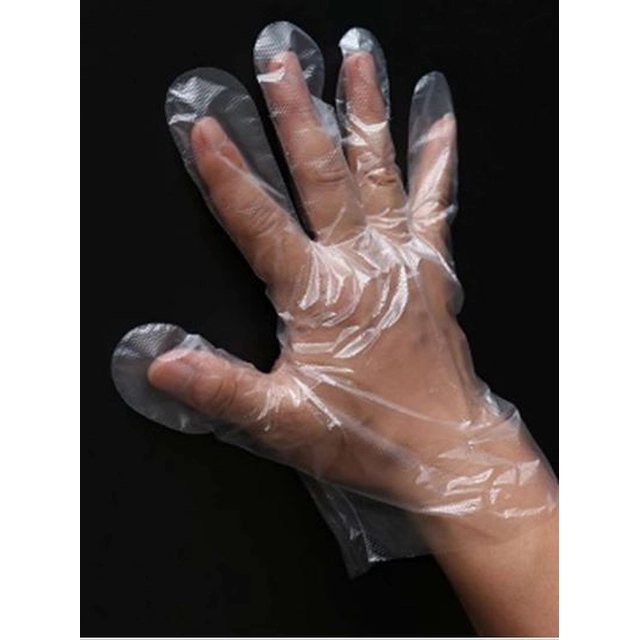 Disposable protective gloves made of PE 5000 package (500000pcs)