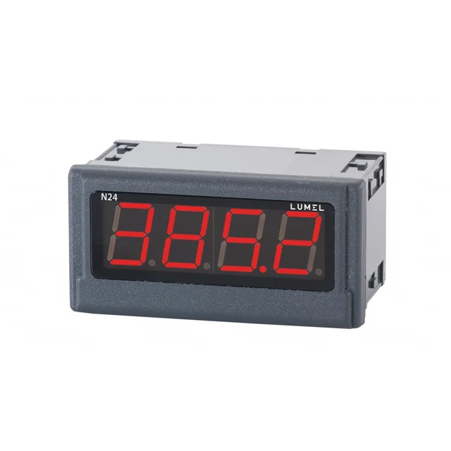 Dispositivo de medição digital Lumel N24-T110000E0, Pt100, -50...150 °C, 230 V a.c.