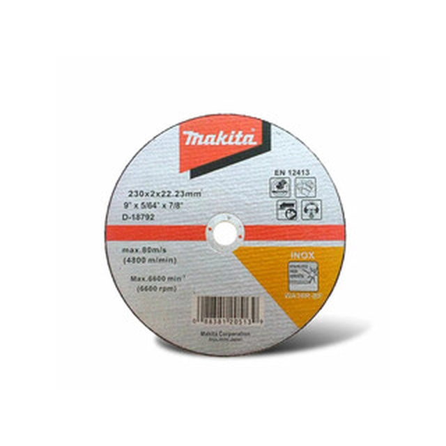 Disque à tronçonner Makita 230 x 22,23 x 1,2 mm