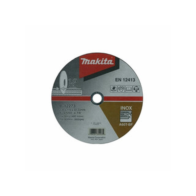 Disque à tronçonner Makita 230 x 22,23 x 1,9 mm