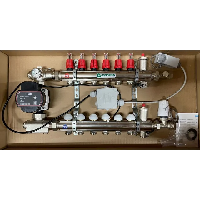 Distributer 223TTIN-9 izlazi, pumpa za mjerenje protoka, Ms Comisa