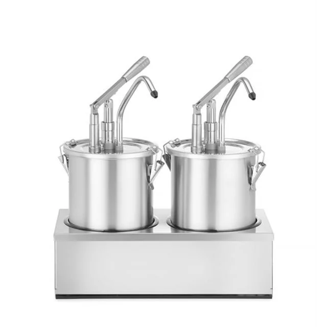 Distributeur de Sauce Distributeur Inox 9l 400x200x440 Hendi 558119