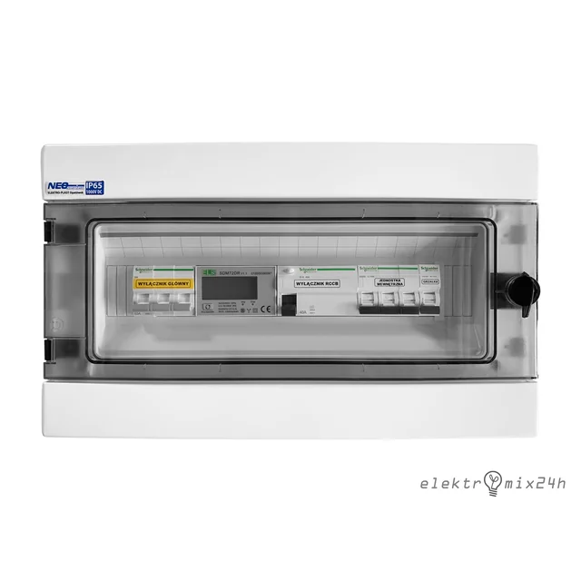 Distribution board for protecting split heat pump 3-fazowej Panasonic Aquarea T-CAP Generation H 9kW KIT-WXC09H3E8