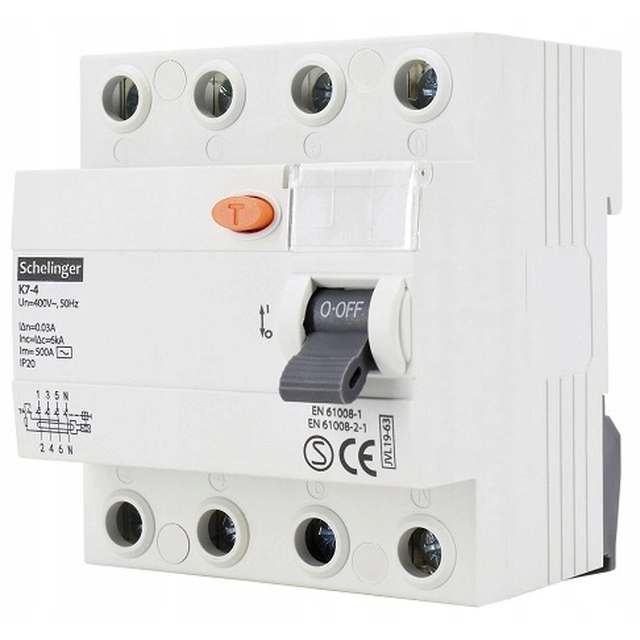 Disyuntor de corriente residual Schelinger A03-K7440030