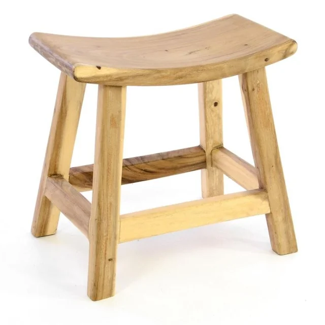 DIVERO wooden stool