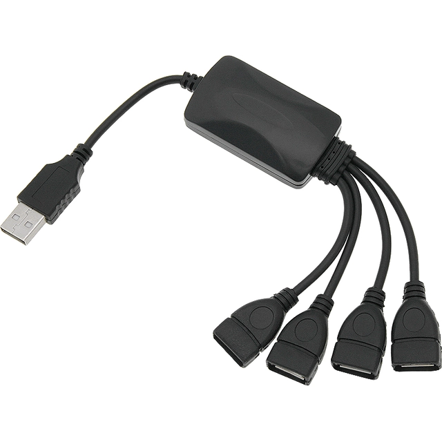 Divisor USB WT.A-4xGN.A 2.0 HUB encendido