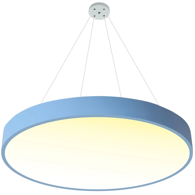 Дизайнерски LED панел LEDsviti Hanging Blue 500mm 36W топло бяло (13149) + 1x Тел за окачване на пана - 4 комплект тел