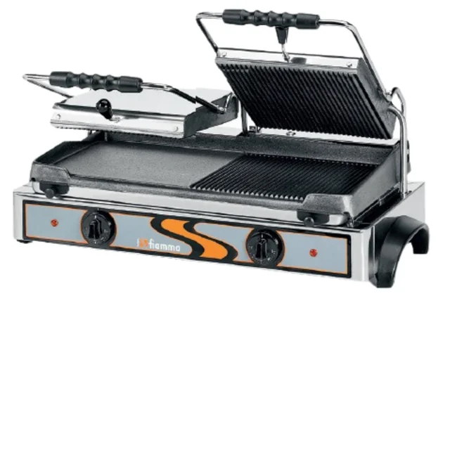 Dobbelt blandet kontaktgrill GR M.2 Fiamma