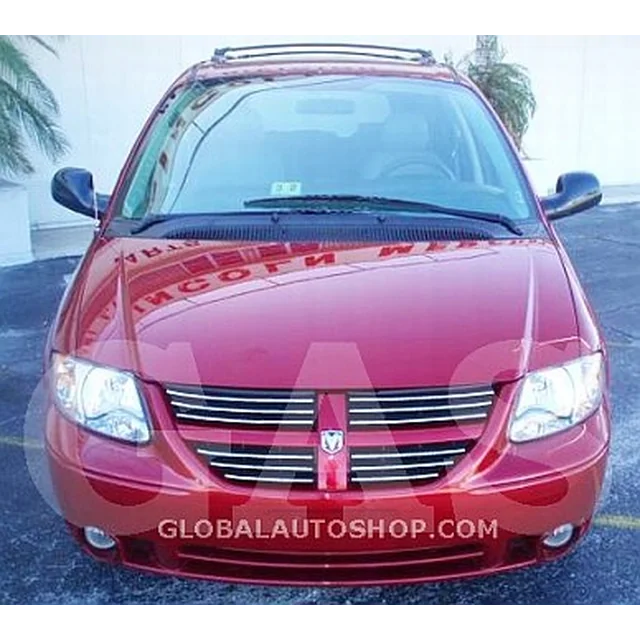 Dodge Caravan – chromuotų juostelių grotelių chromo manekeno buferio derinimas