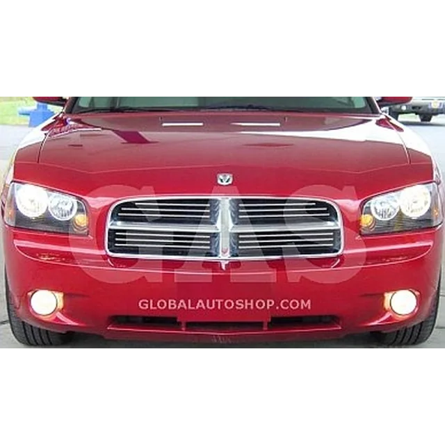 Dodge Charger - Regolazione delle strisce cromate della griglia del paraurti fittizio cromato