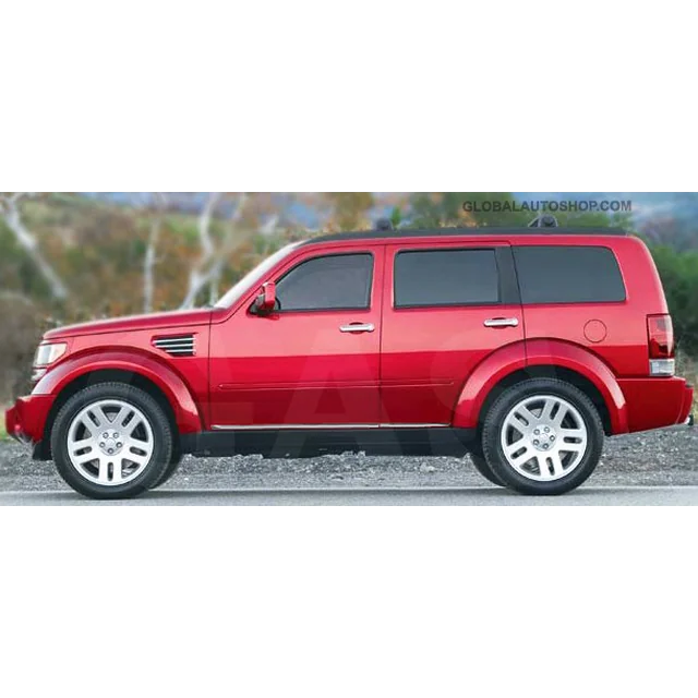 DODGE NITRO - benzi CHROME pe ușile laterale decorative cromate