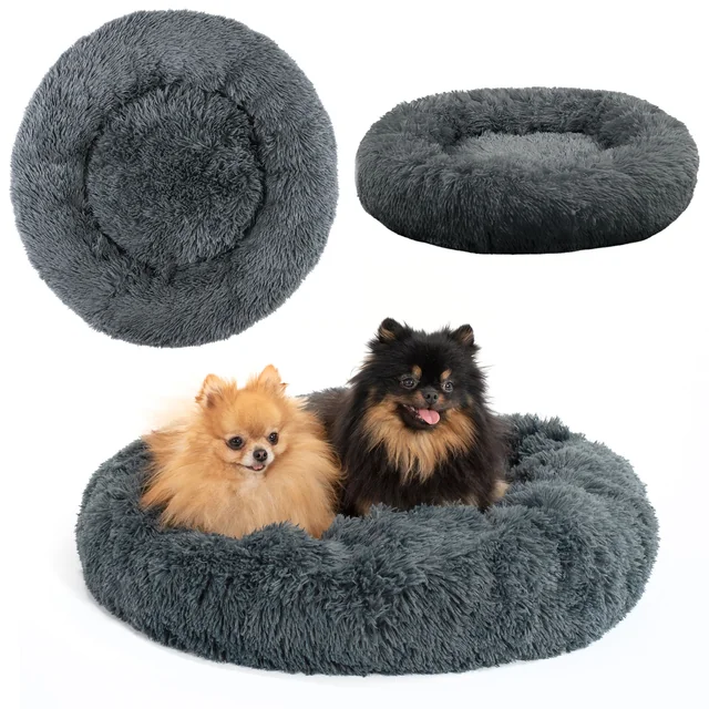 DOG BED FOR CAT PJ-002 DARK GRAY S