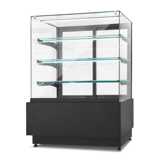 Dolce Visione Premium Kühlvitrine für Süßwaren 1300 | 1300x690x1300 mm Resto-Qualität