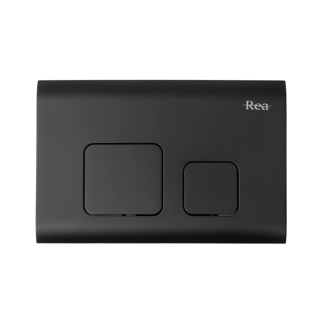 Dold toalettset med Rea F Black-knapp - ytterligare 5% RABATT med kod REA5
