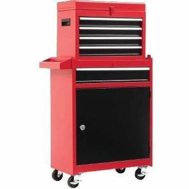 Domac Red tool cabinet 7 drawers