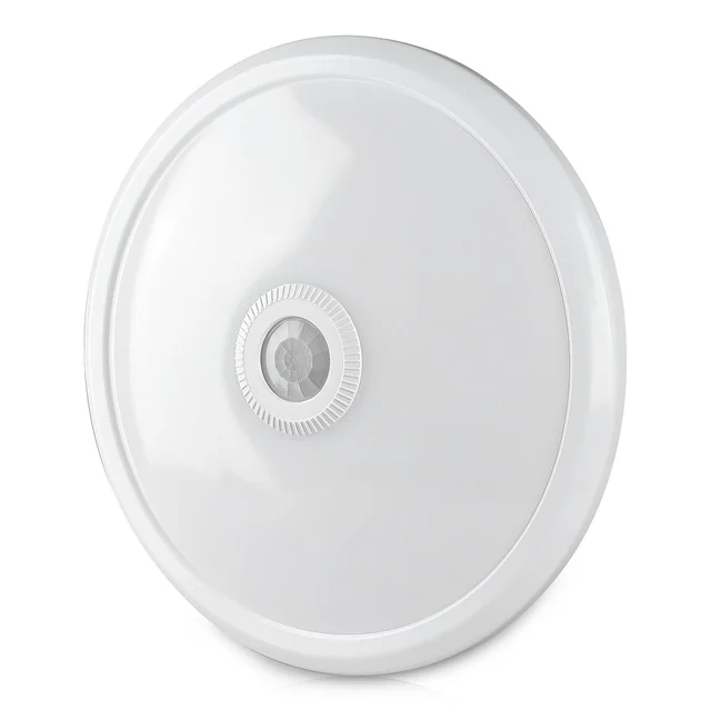 Dome-valot LED PIR:llä - Samsung - IP20 - 290mm - Valkoinen - 12W - 900 Lumenia - 4000K