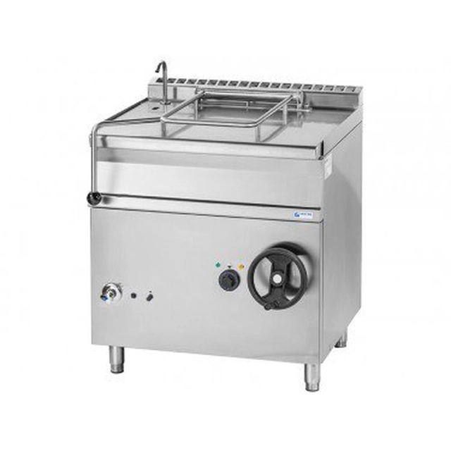 Dönthető serpenyő, gáz, kapacitás 50l, 10,3 kW, alsó Inox, GBS50.78 Inox | Gasztrometal