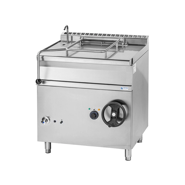 Dönthető serpenyő, gáz, kapacitás 80l, 13,9 kW, Inox napok, GBS80.98 Inox | Gasztrometal