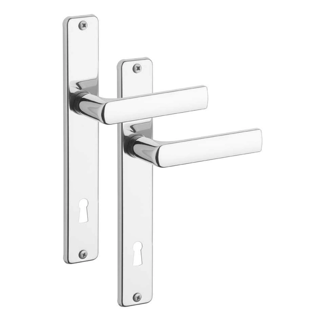 Door handles with door shields 804 key / 72 Cr