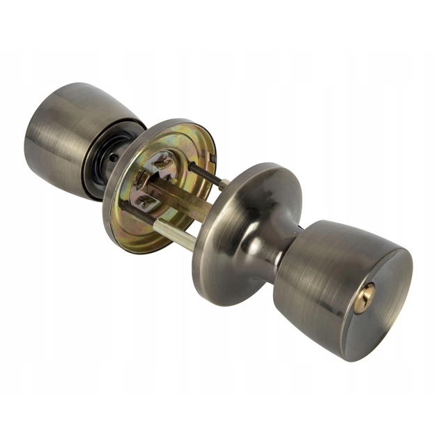 DOOR ROTARY KNOB WITH LOCK PATINA KNOB SET