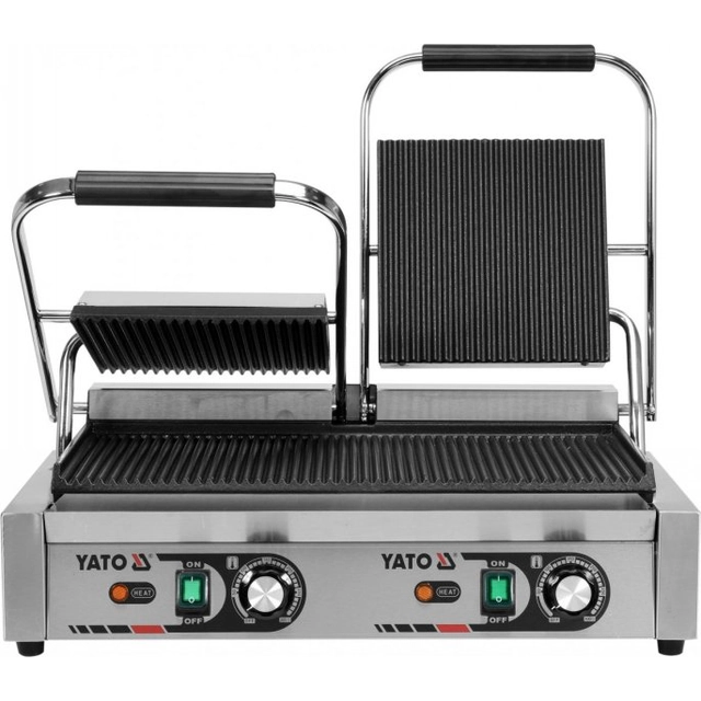 DOPPELKONTAKTGRILL, GERIPPT 58CM YATO YG-04560 YG-04560