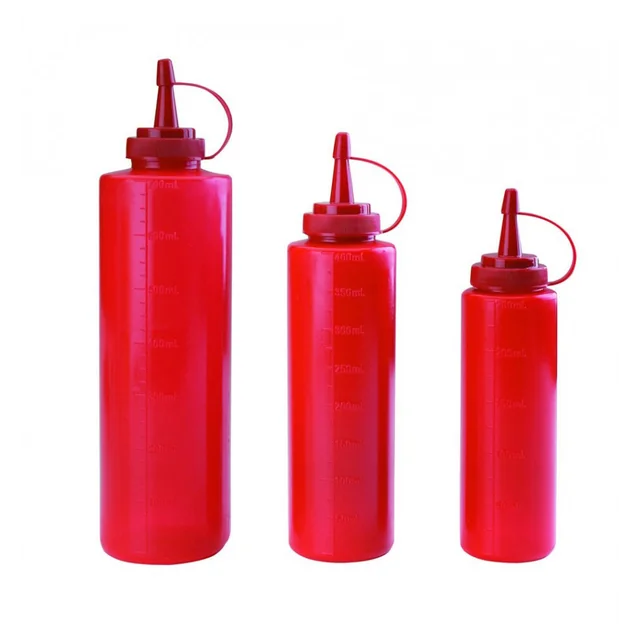 Dosatore per salse - rosso 0,25 l