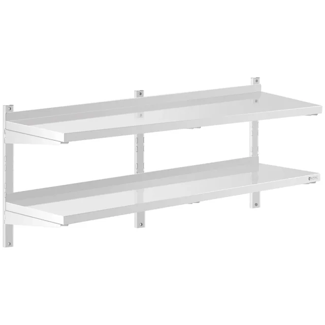 Double hanging shelf - 140 x 40 cm | RCWR-1400.4