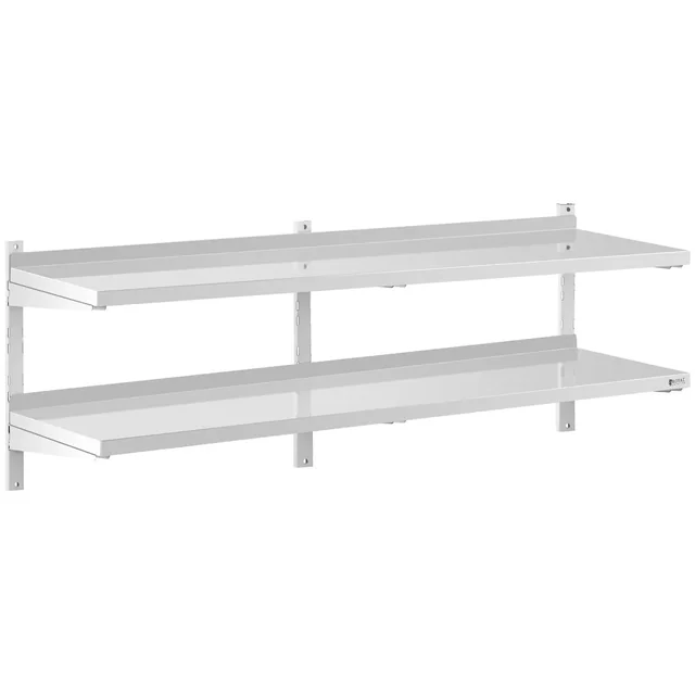 Double hanging shelf - 180 x 40 cm | RCWR-1800.4